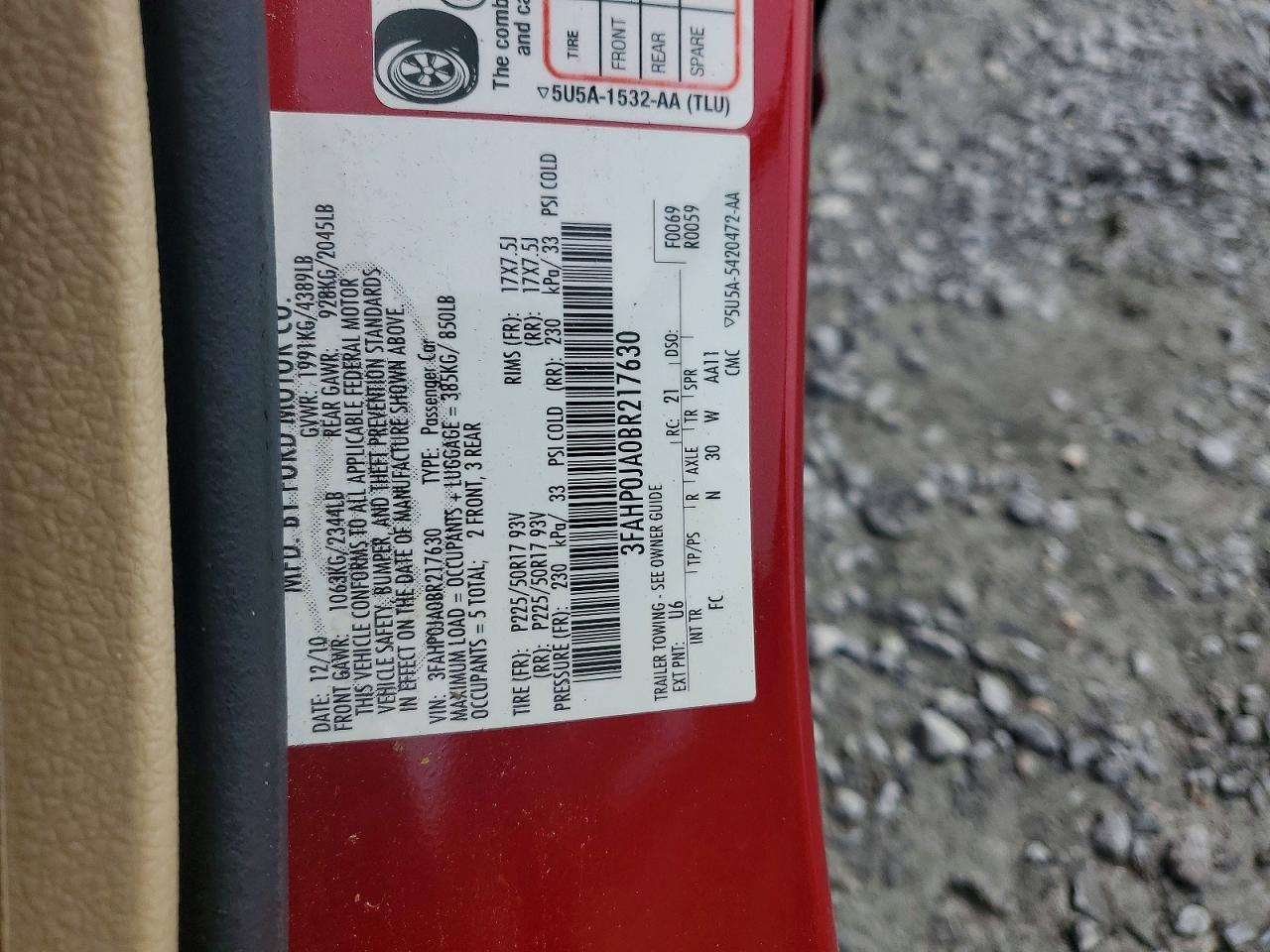 Ford Fusion Sel