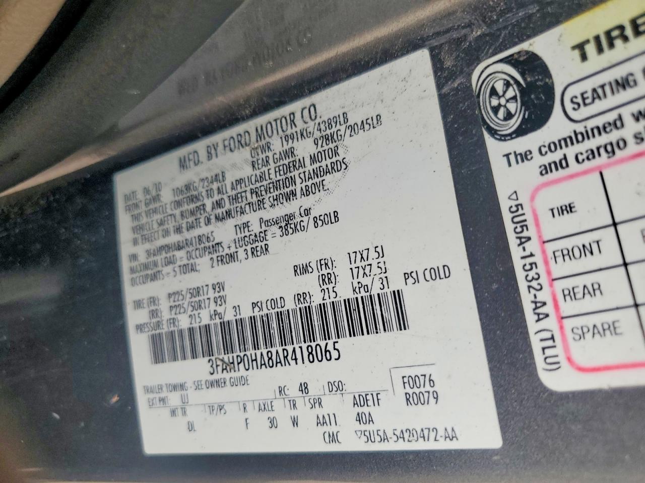 Ford Fusion Se