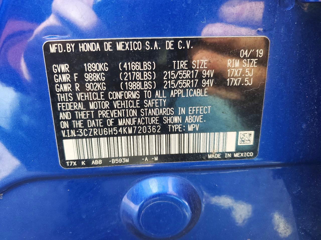 Honda HR-V Ex