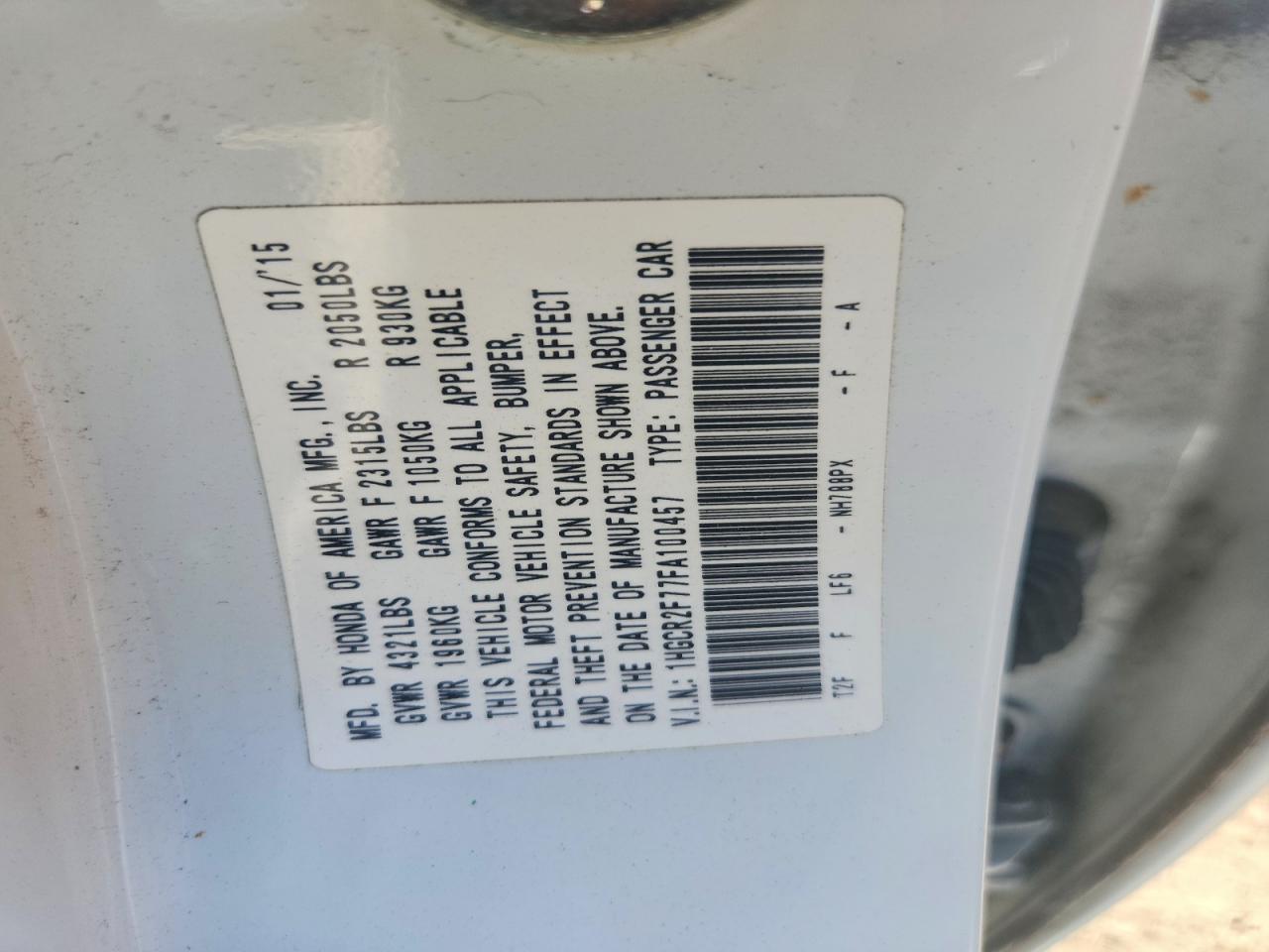 Honda Accord Ex