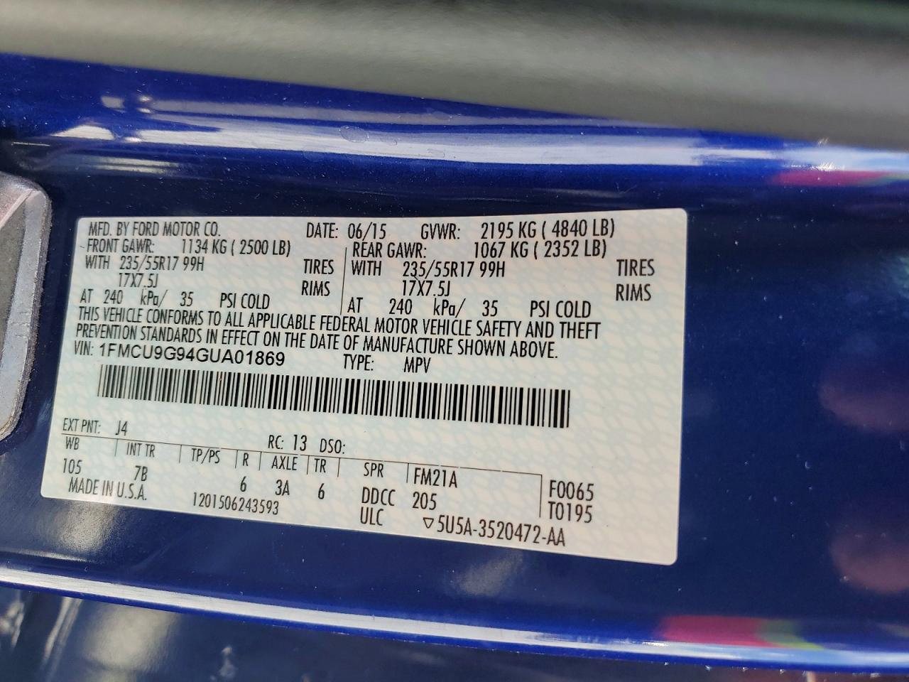 Ford Escape Se