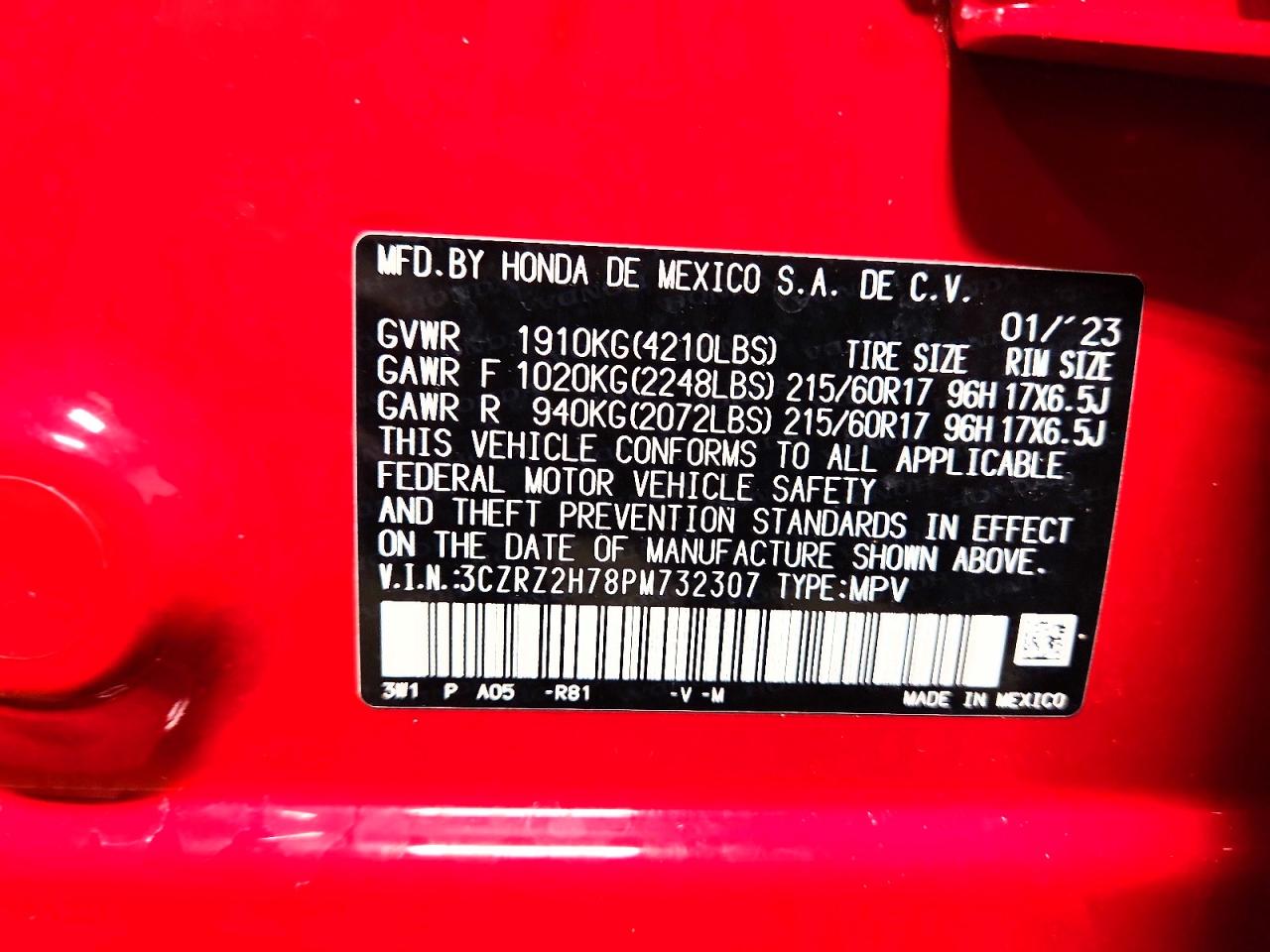 Honda HR-V Exl