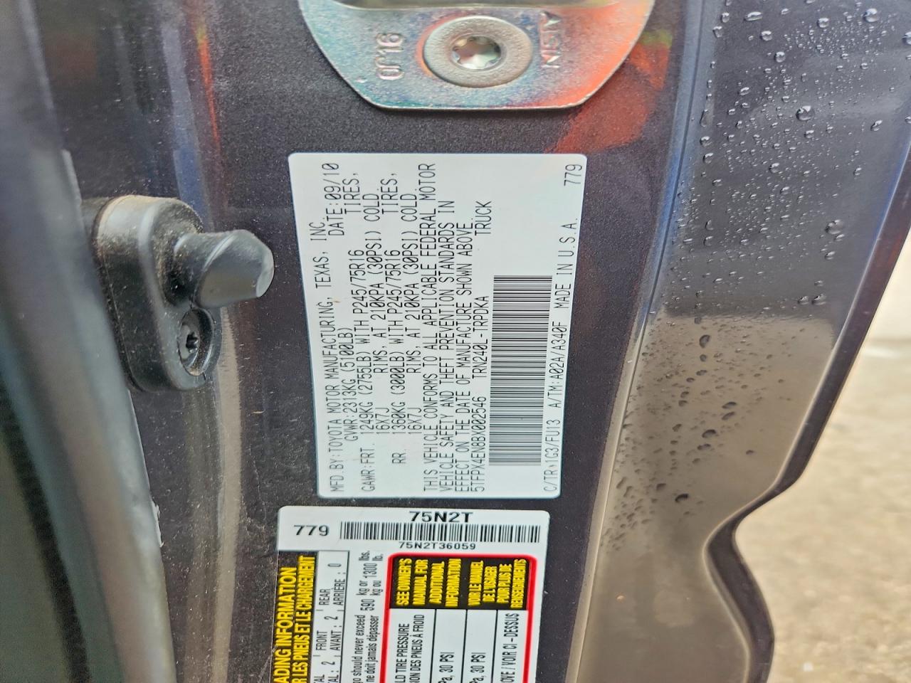 Toyota Tacoma Base