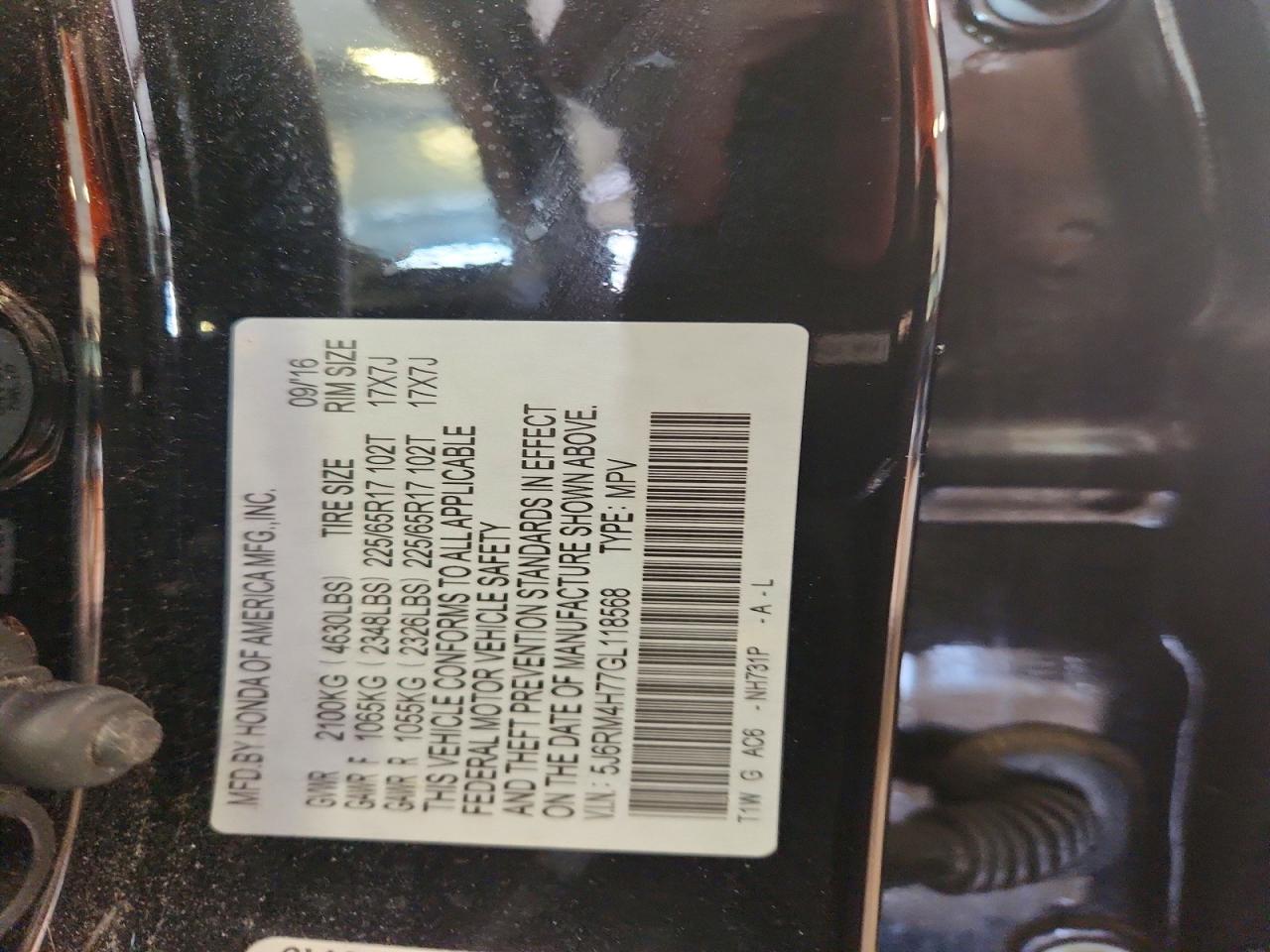 Honda Crv Exl
