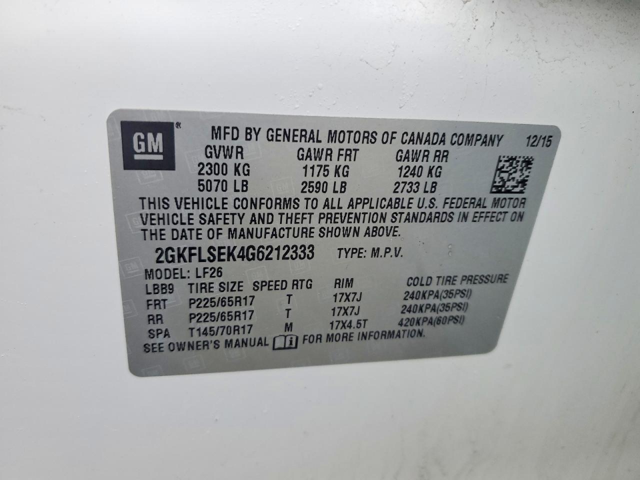 GMC Terrain Sle