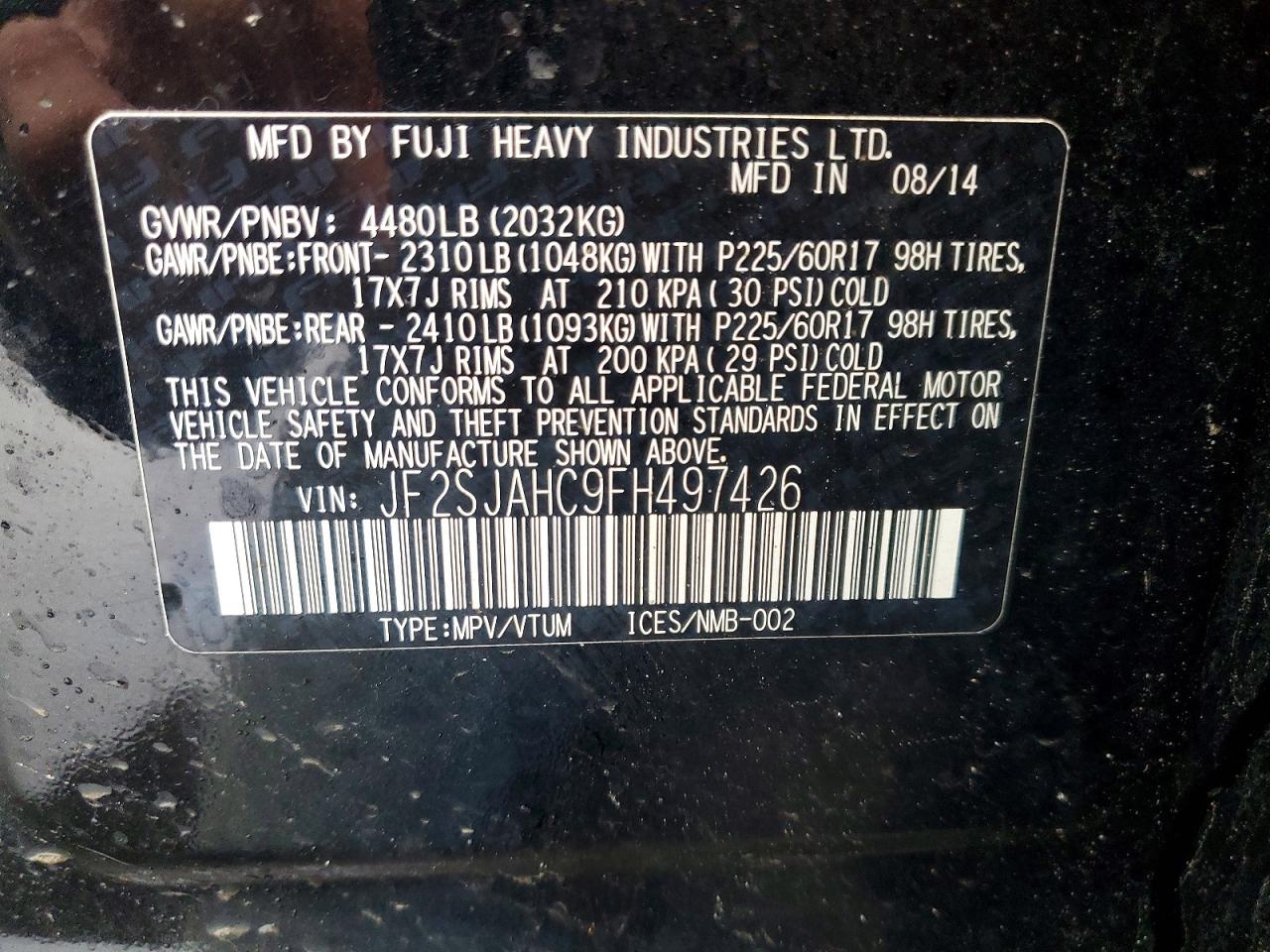Subaru Forester 2.5i Limited