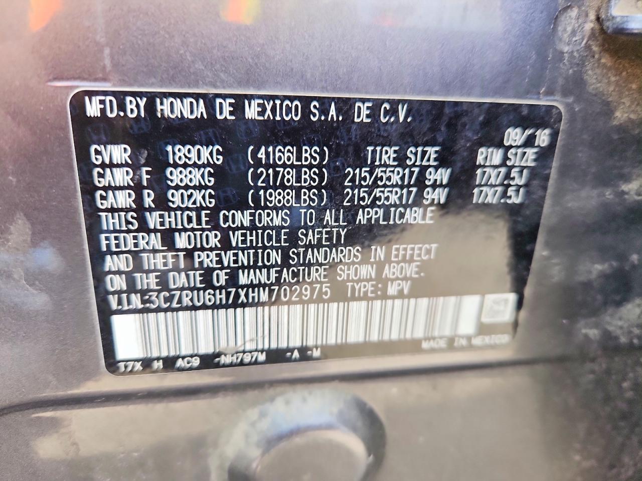 Honda HR-V Exl