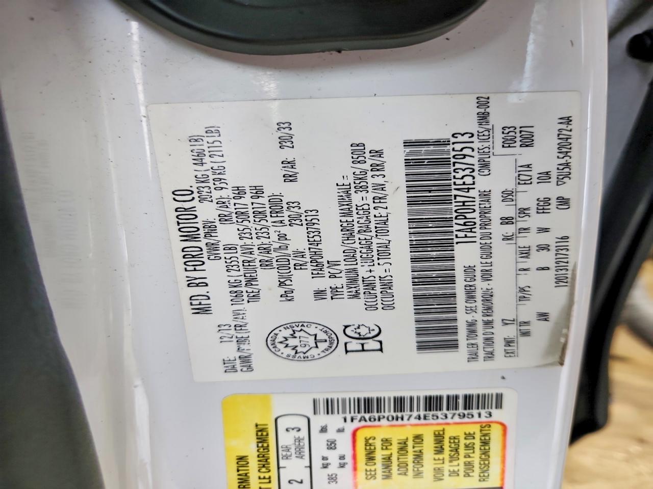Ford Fusion Se