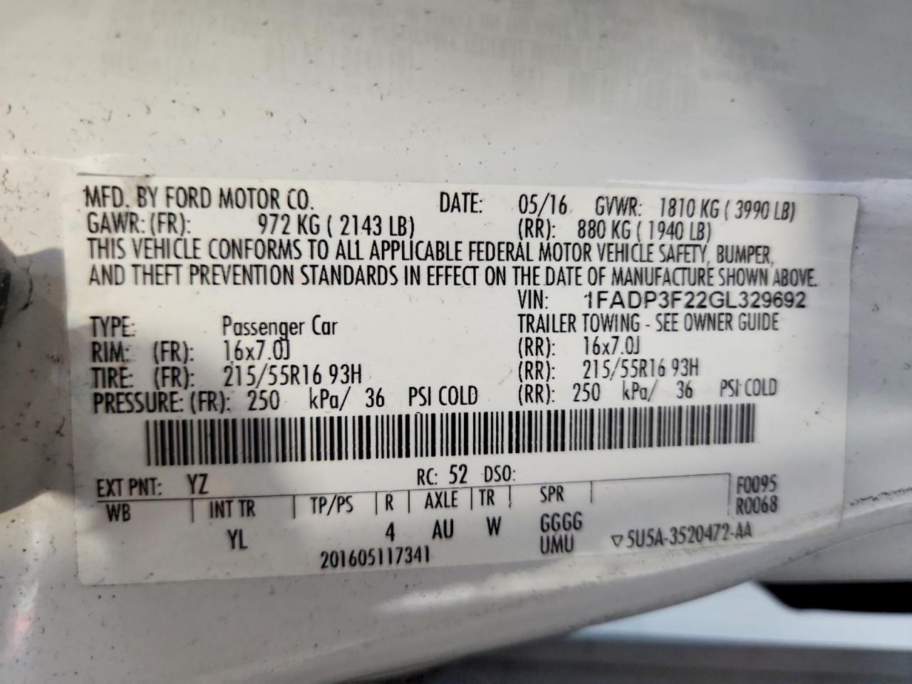Ford Focus Se