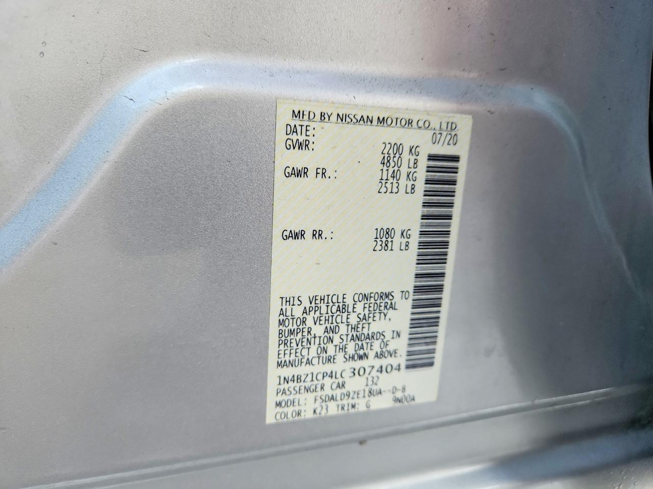 Nissan LEAF Sv Plus