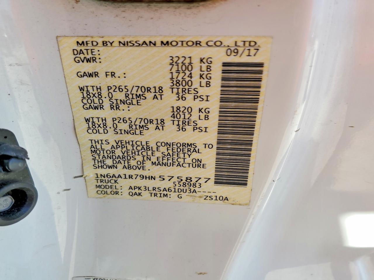 Nissan Titan S