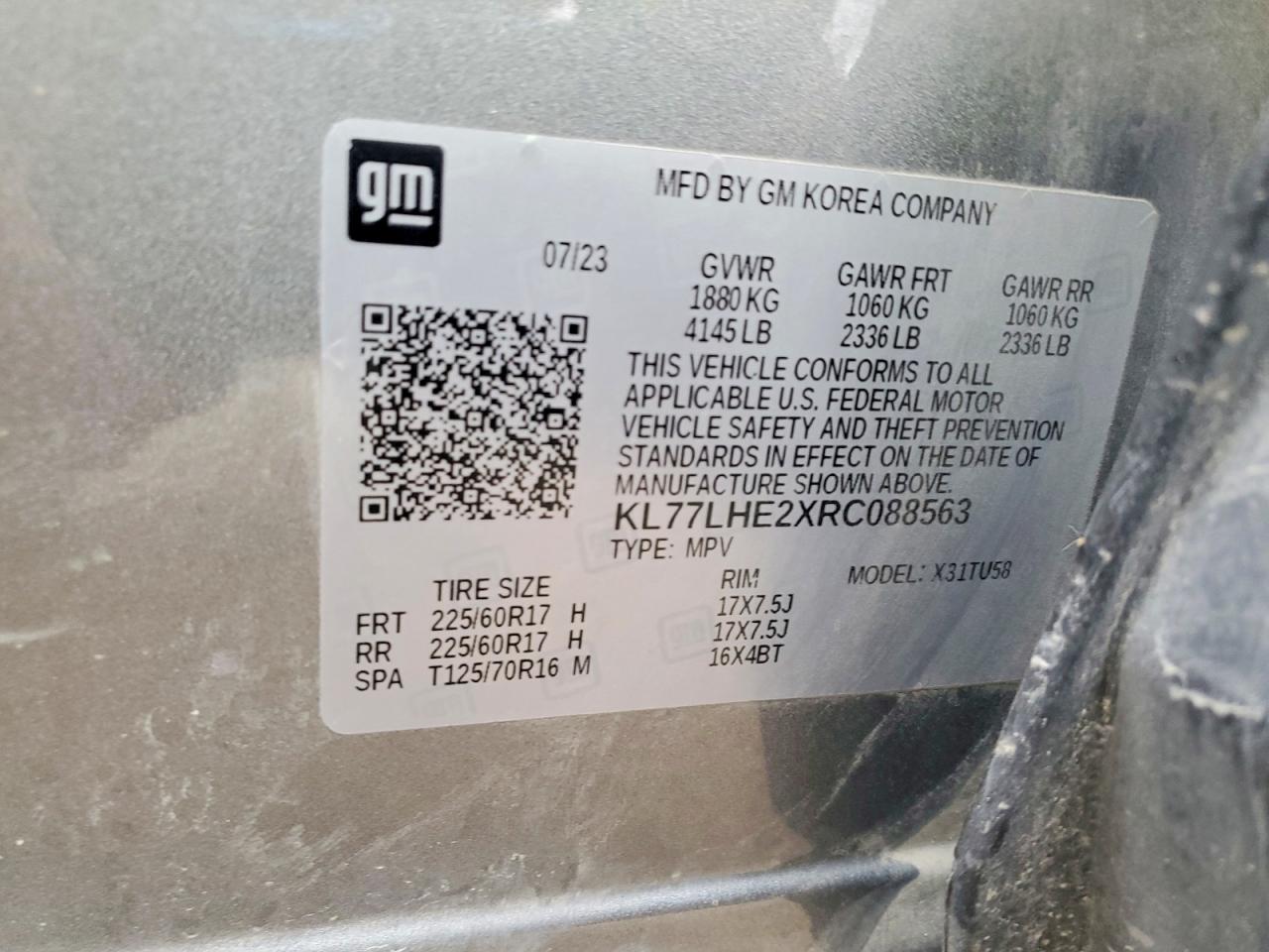 Chevrolet Trax 1lt
