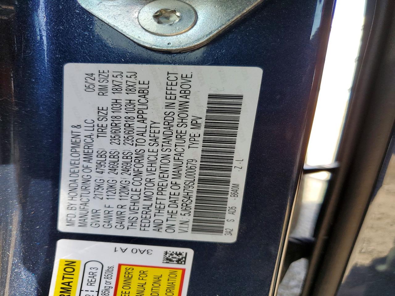 Honda Crv Exl