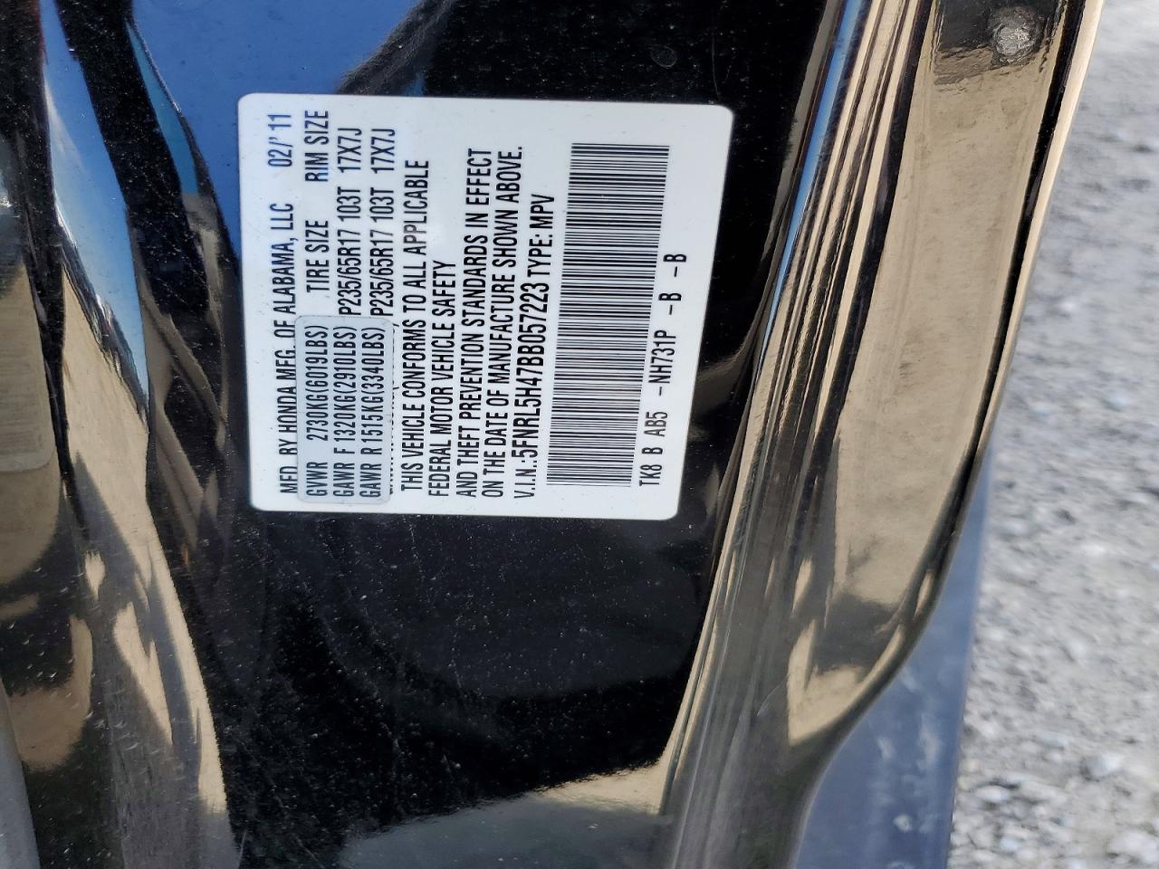 Honda Odyssey Ex