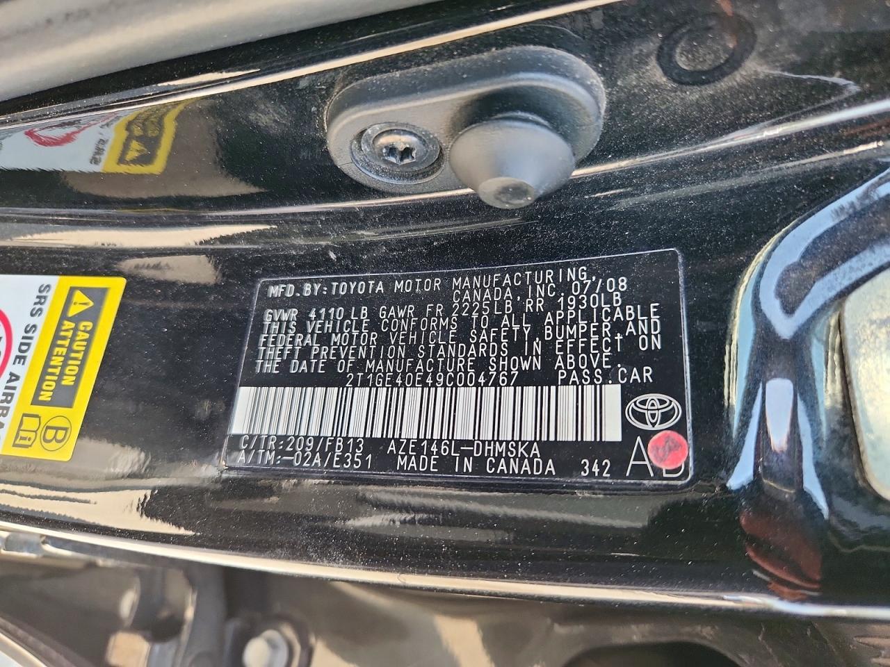 Toyota Corolla Xrs