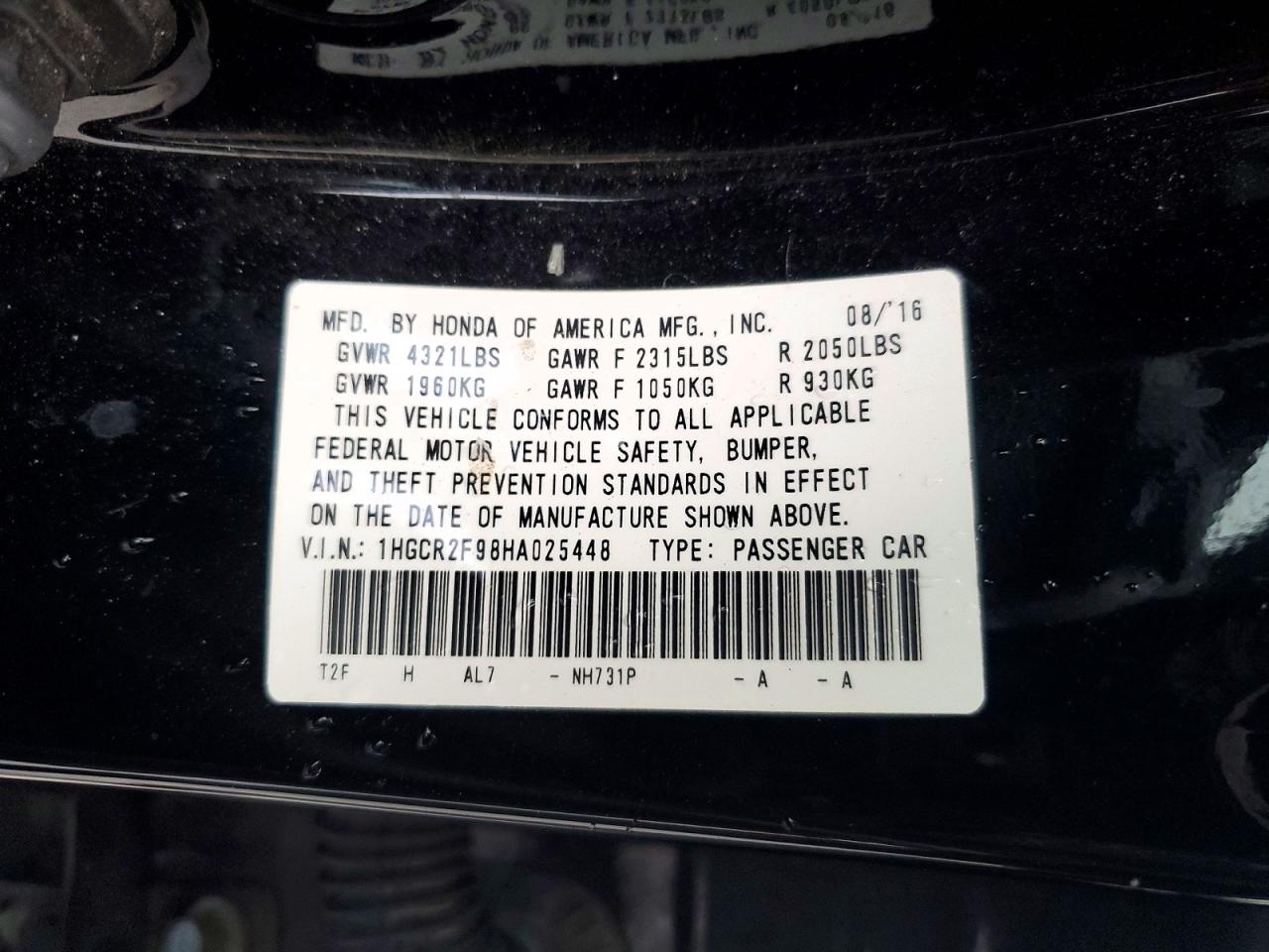 Honda Accord Exl