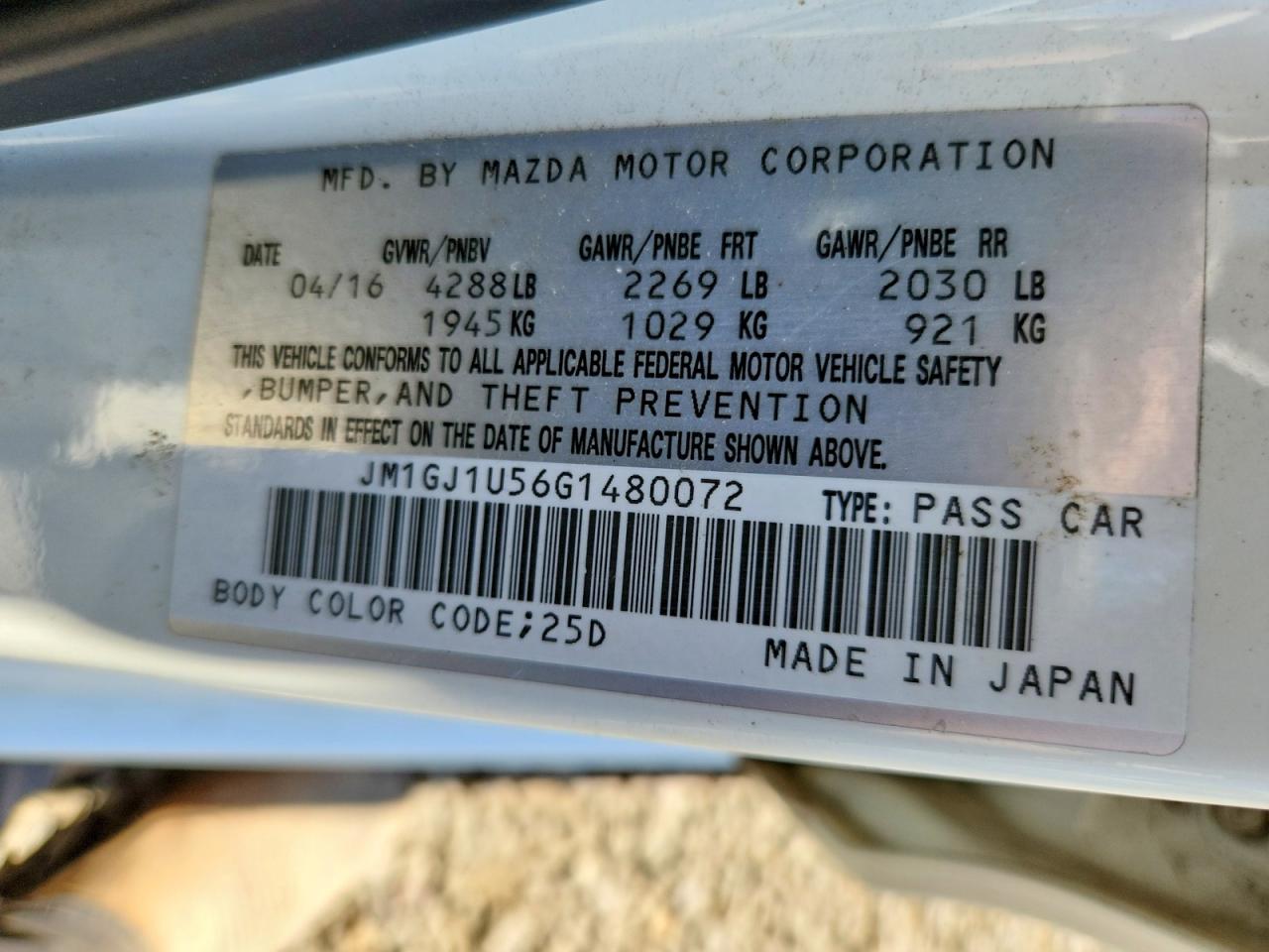 Mazda 6 Sport