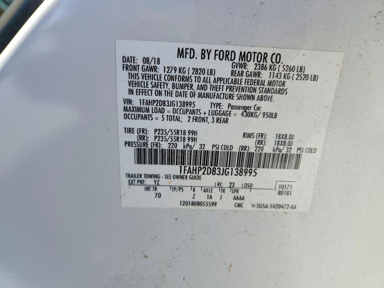 Ford Taurus Se