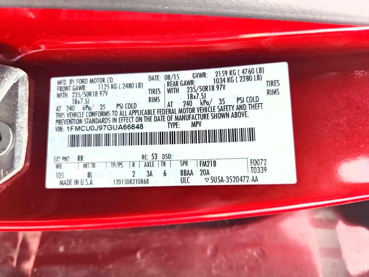 Ford Escape Titanium