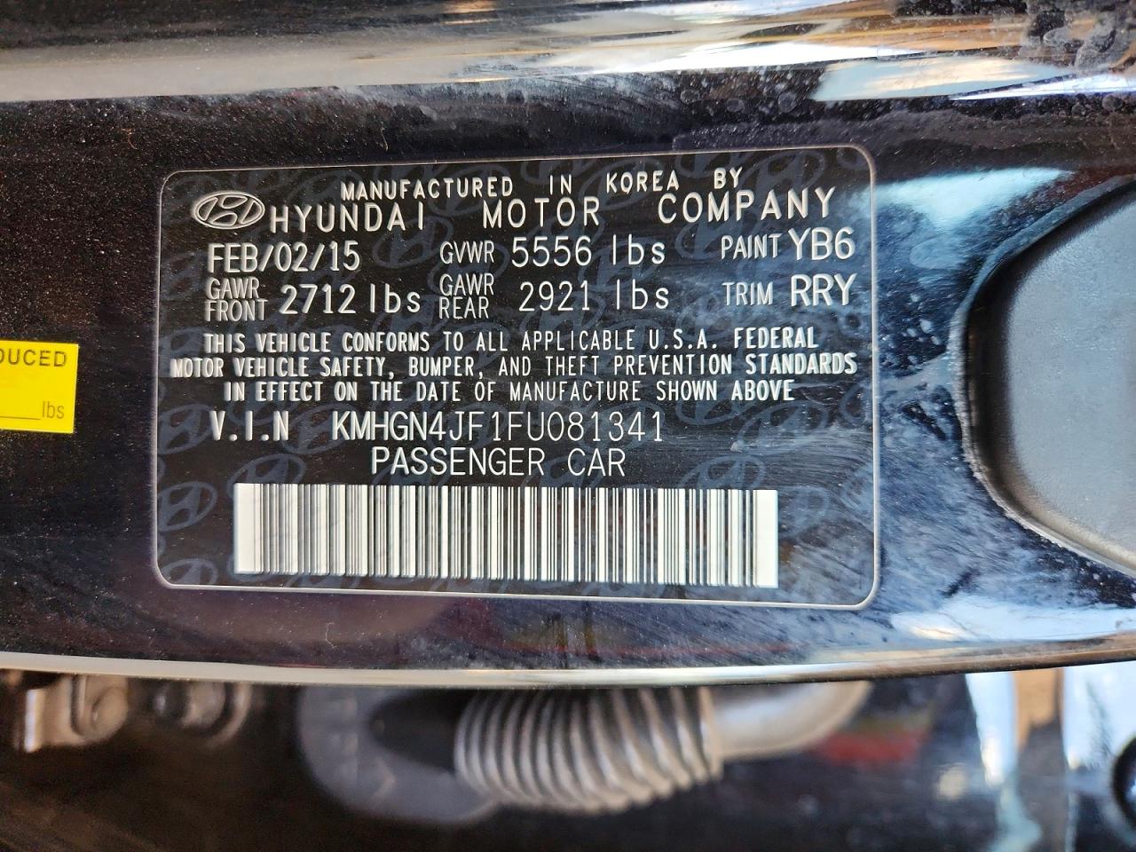 Hyundai Genesis 5.0l