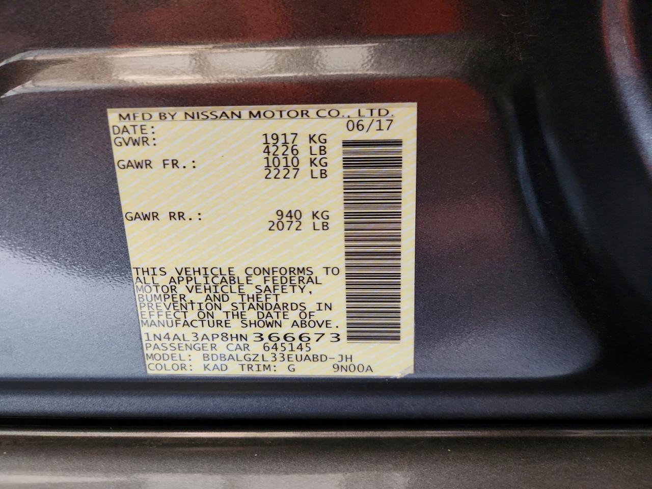 Nissan Altima 2.5 S