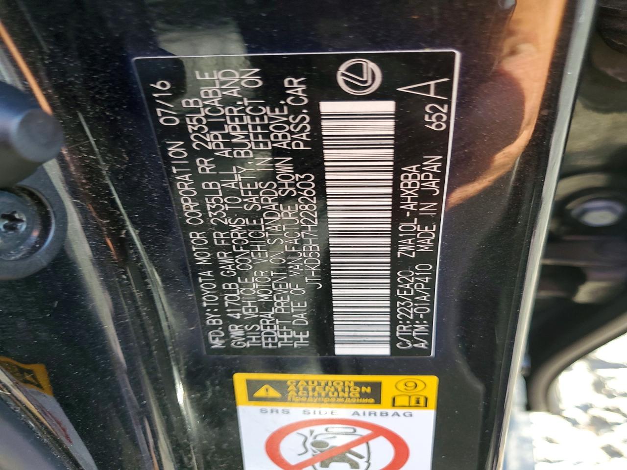 Lexus Ct Base