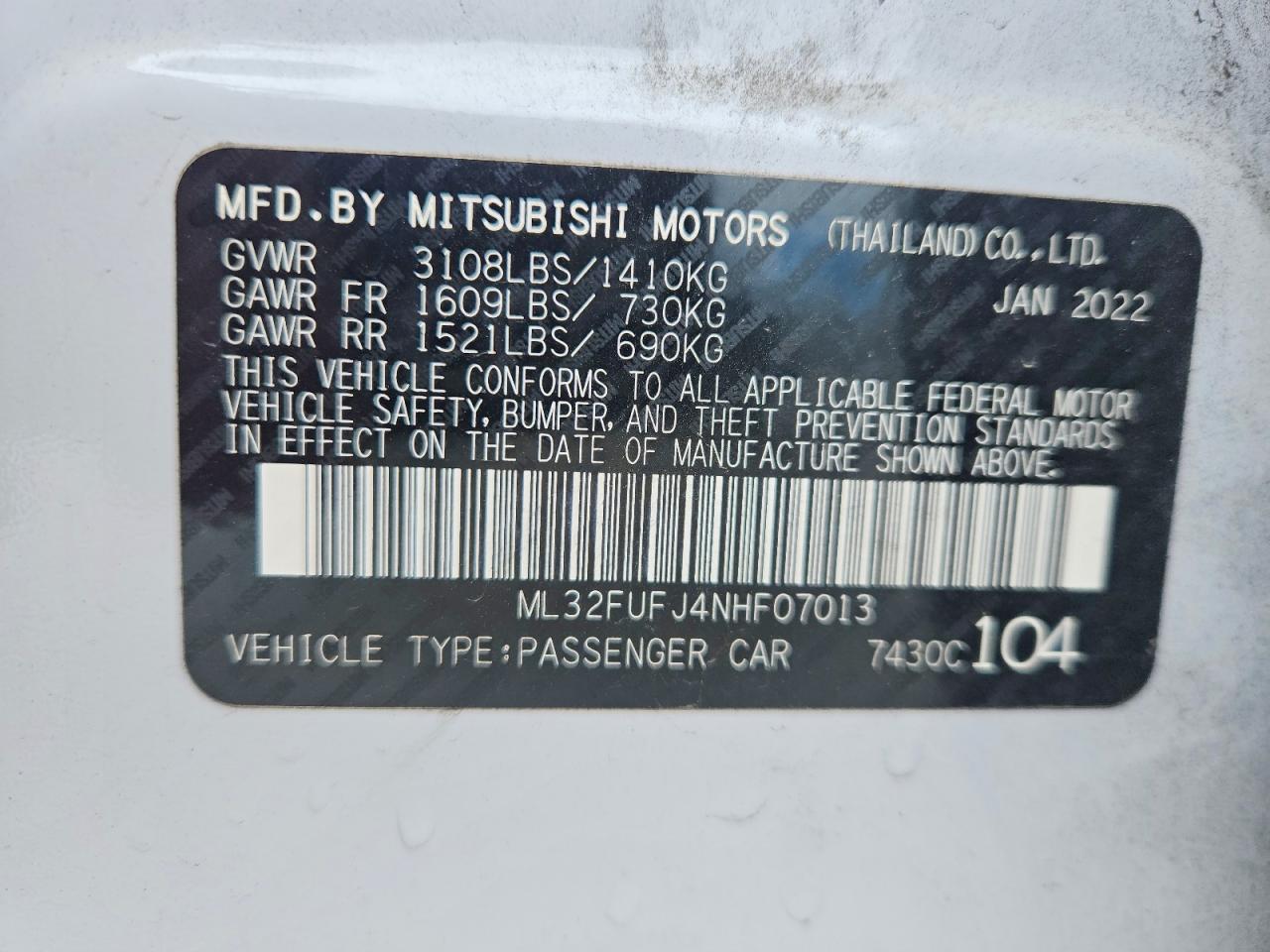 Mitsubishi Mirage G4 Es