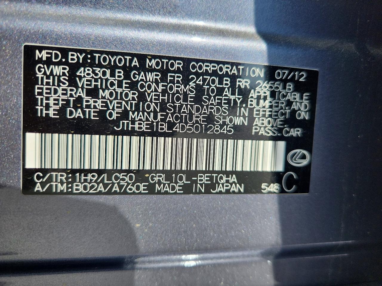 Lexus Gs 350