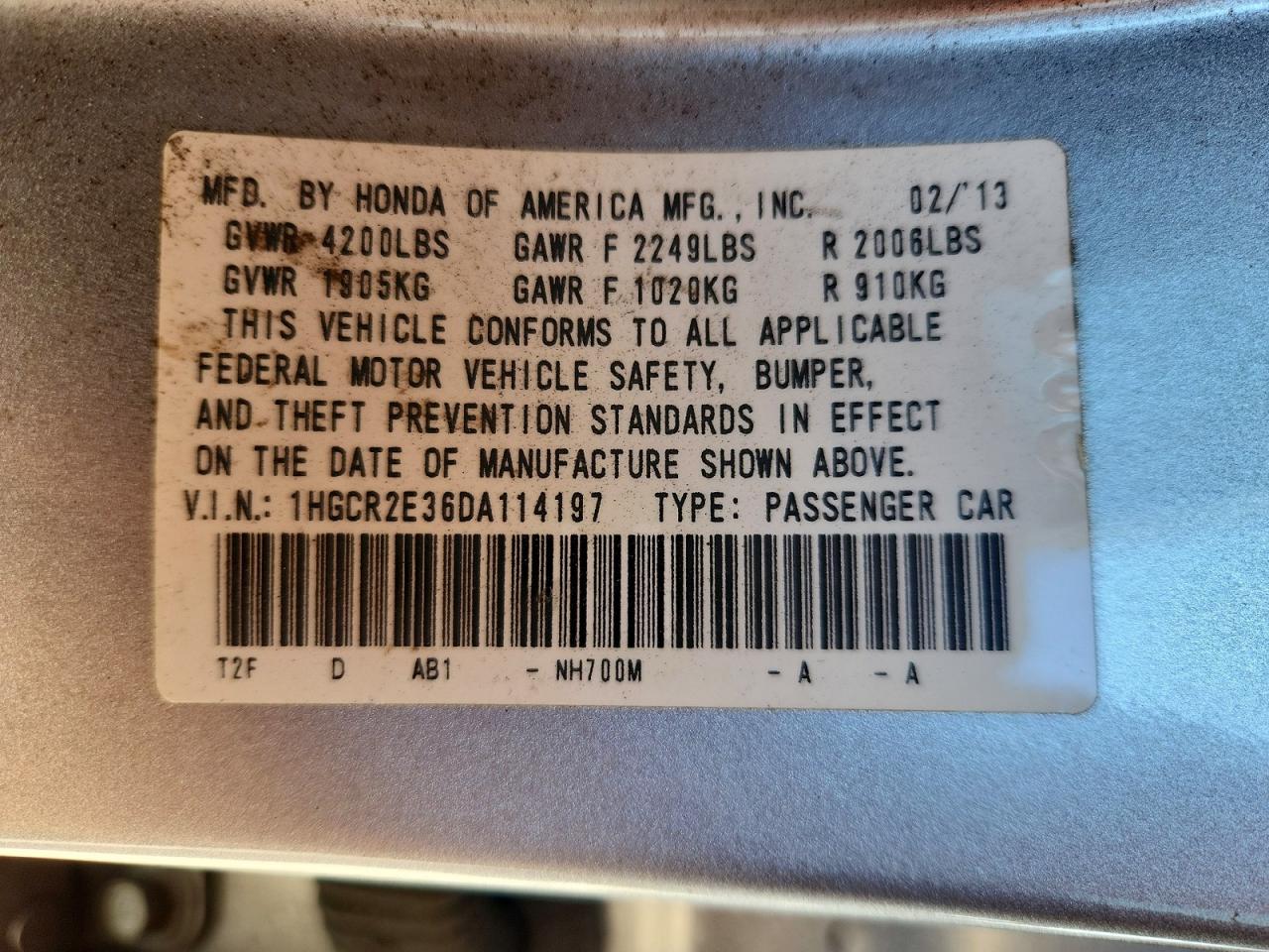 Honda Accord Lx