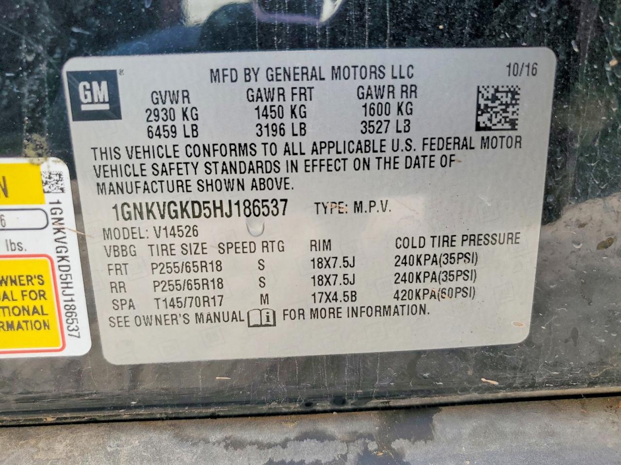 Chevrolet Traverse Lt