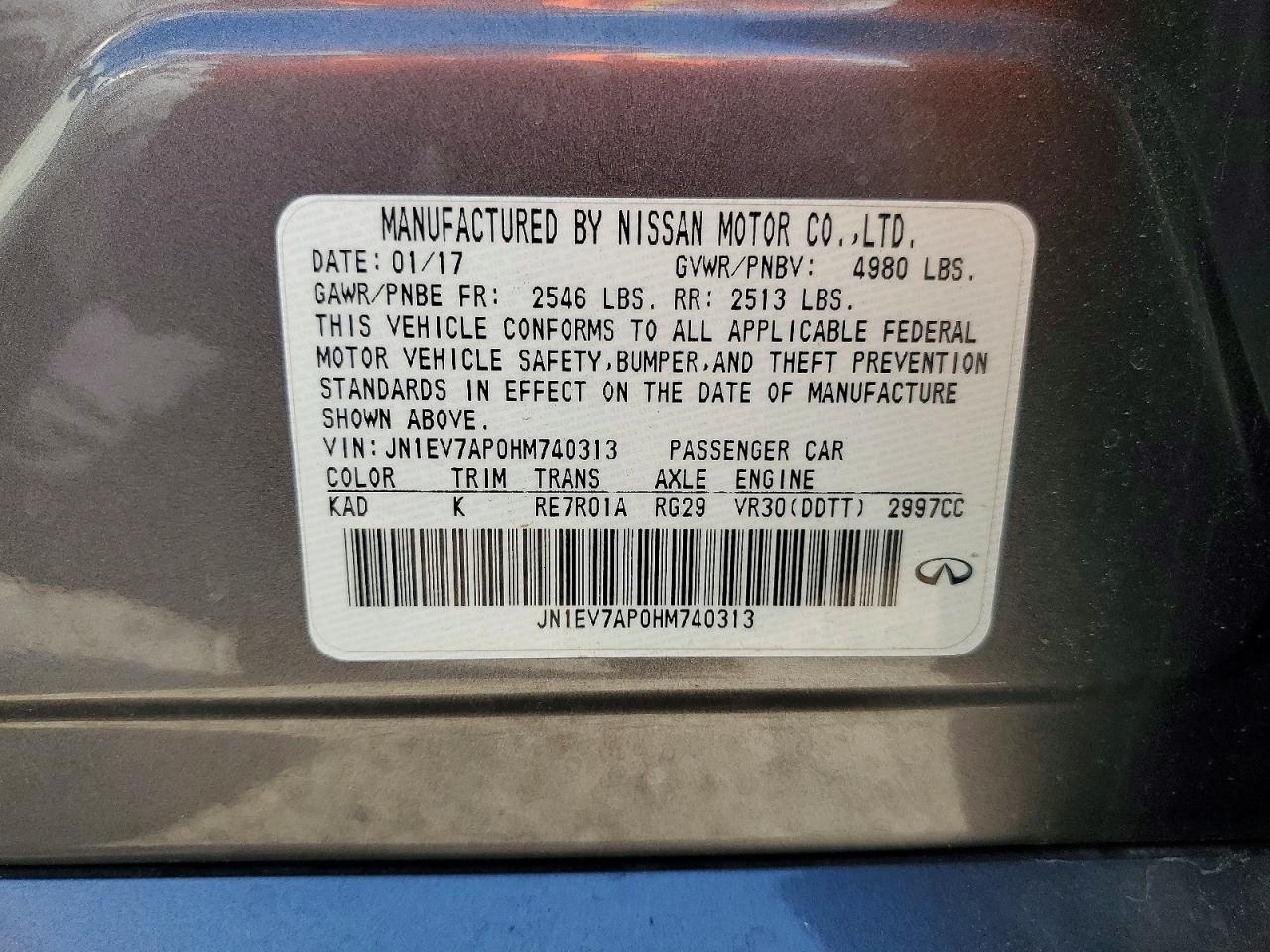 INFINITI Q50 3.0t P 3.0t Signature Edition