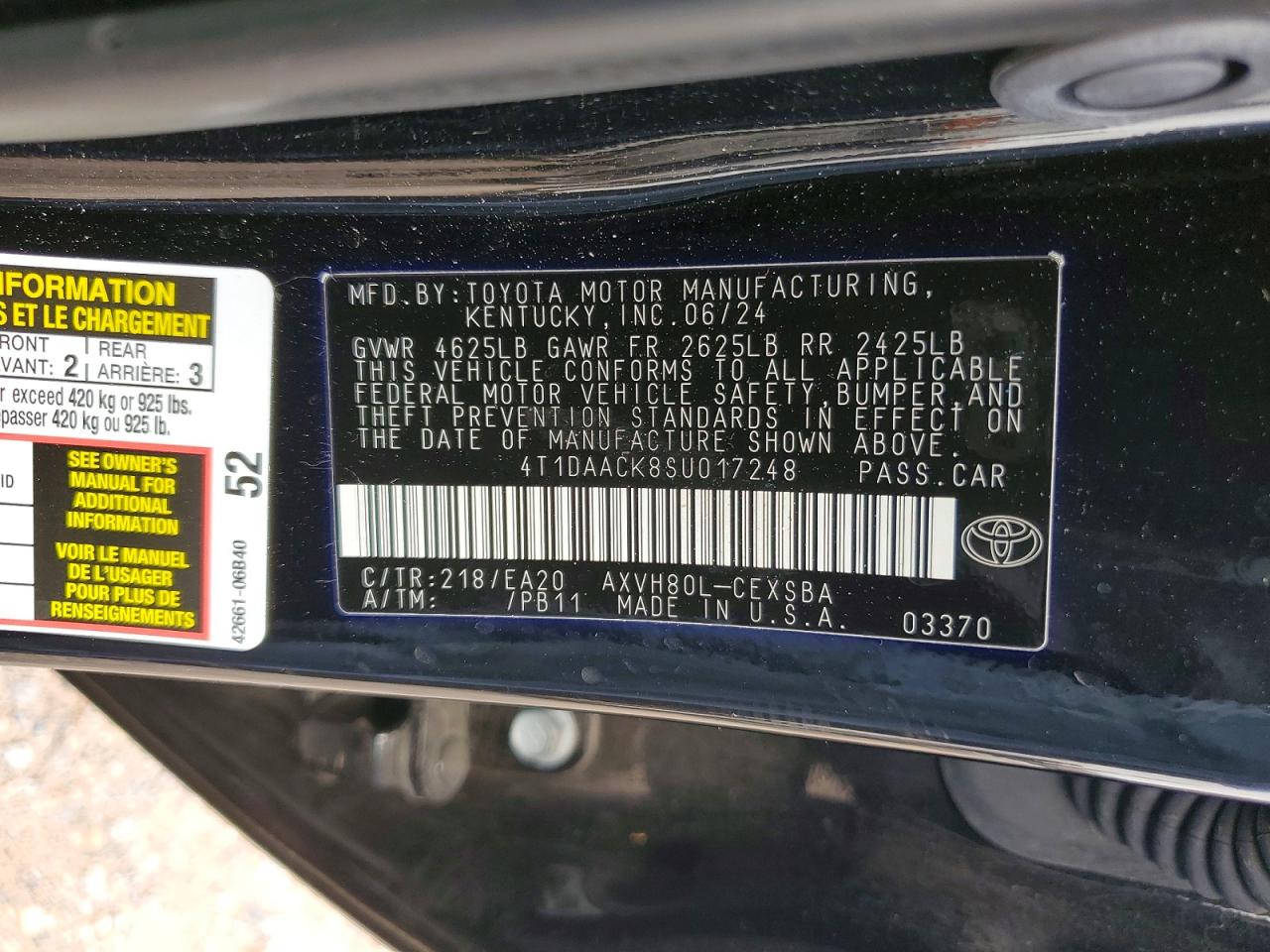 Toyota Camry Se