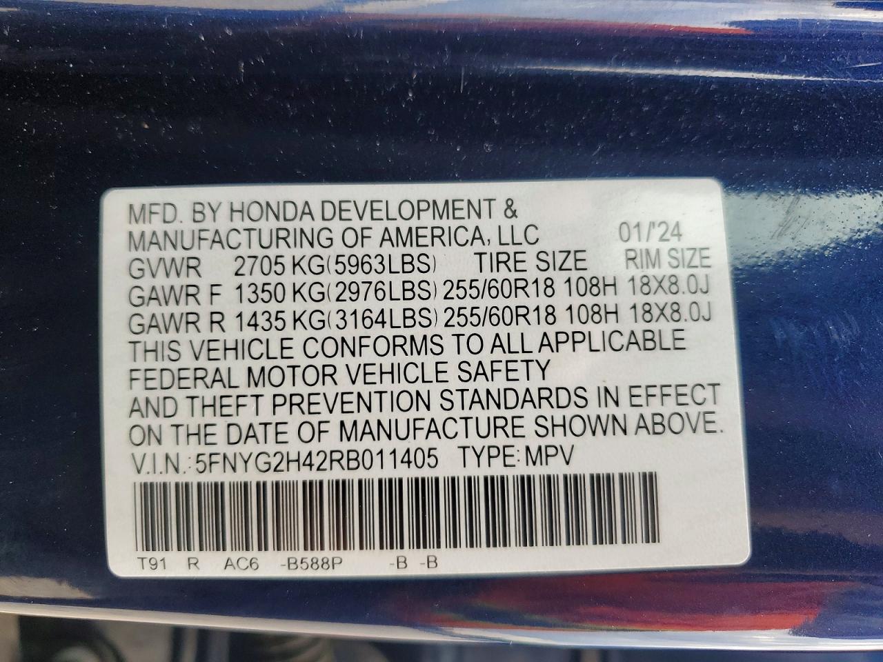 Honda Pilot Exl