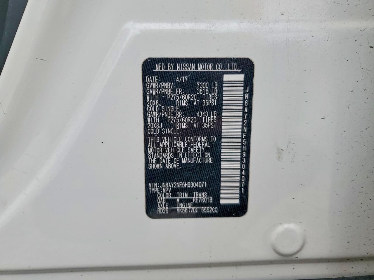 Nissan Armada Platinum