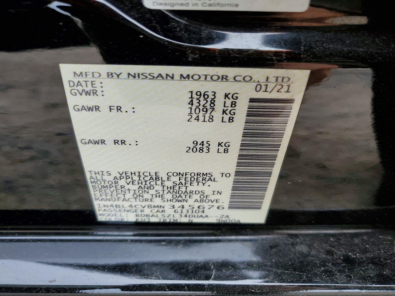 Nissan Altima Sr
