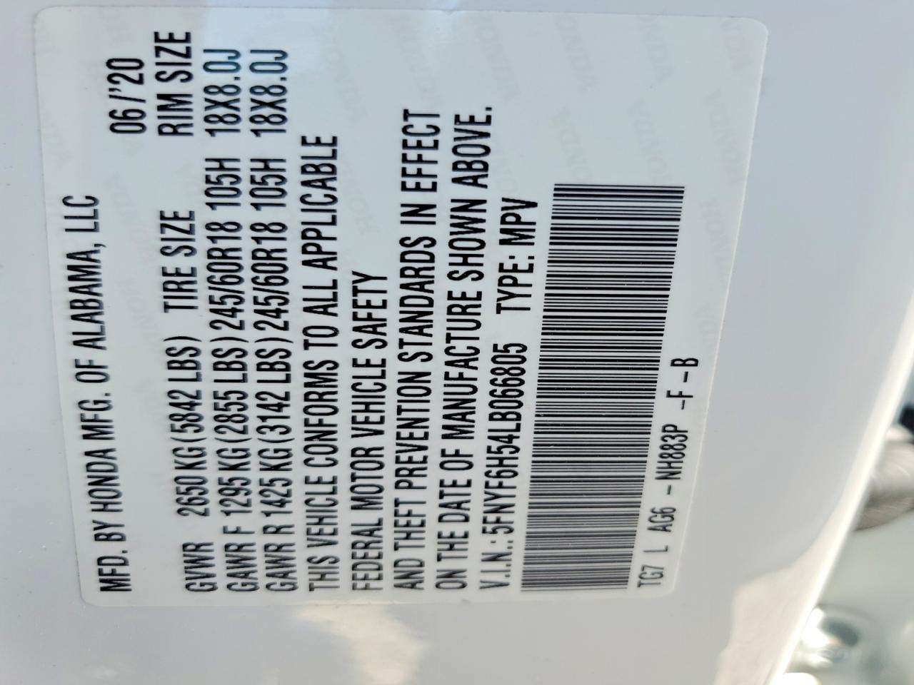 Honda Pilot Exl