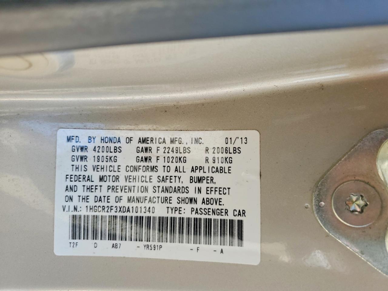 Honda Accord Lx