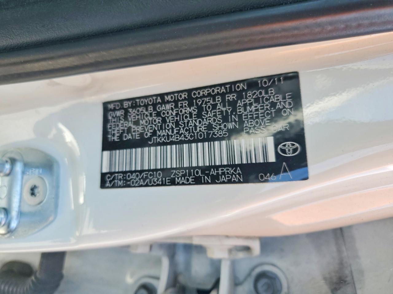 Scion xD Base
