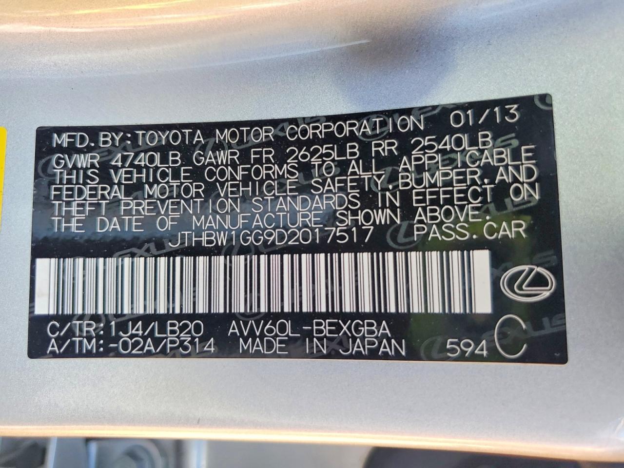 Lexus Es Base