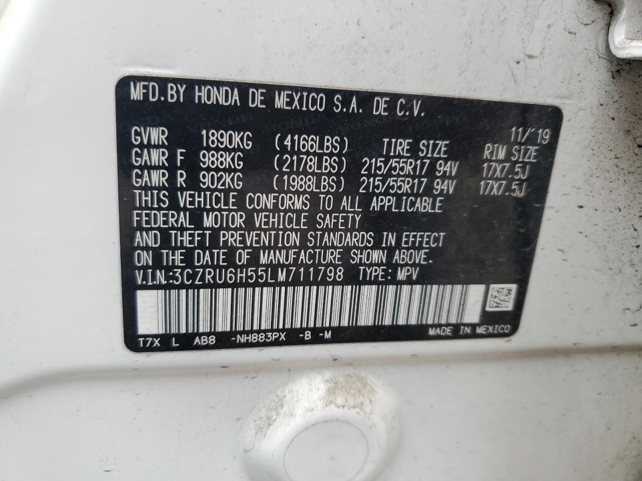 Honda HR-V Ex