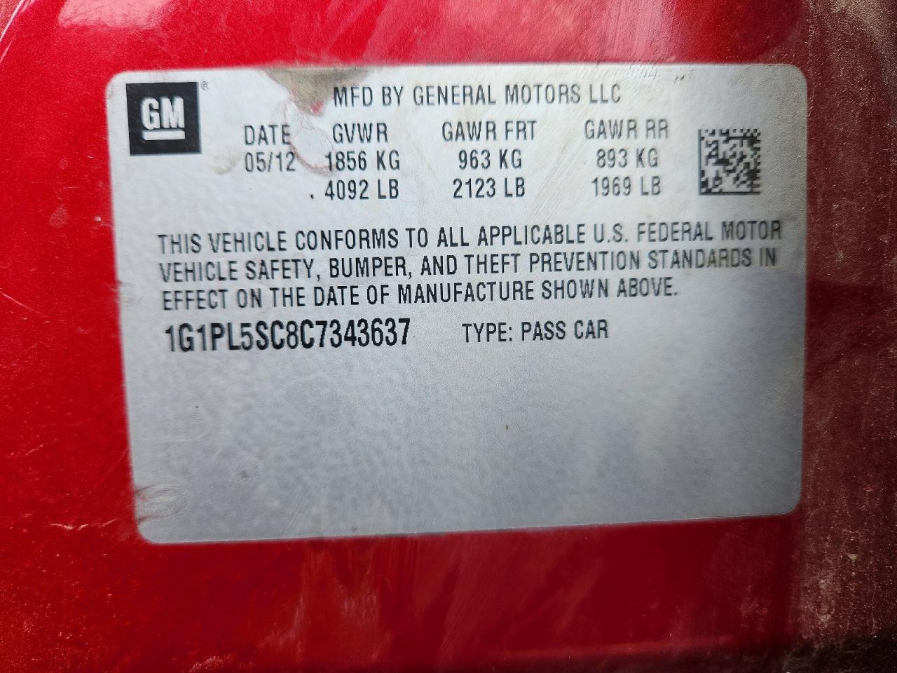 Chevrolet Cruze Lt