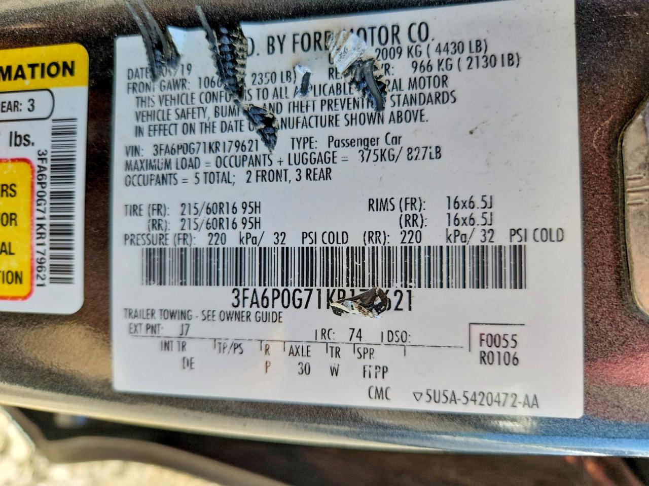 Ford Fusion S