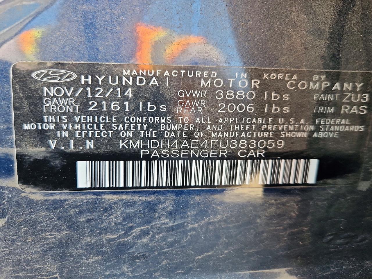 Hyundai ELANTRA Se