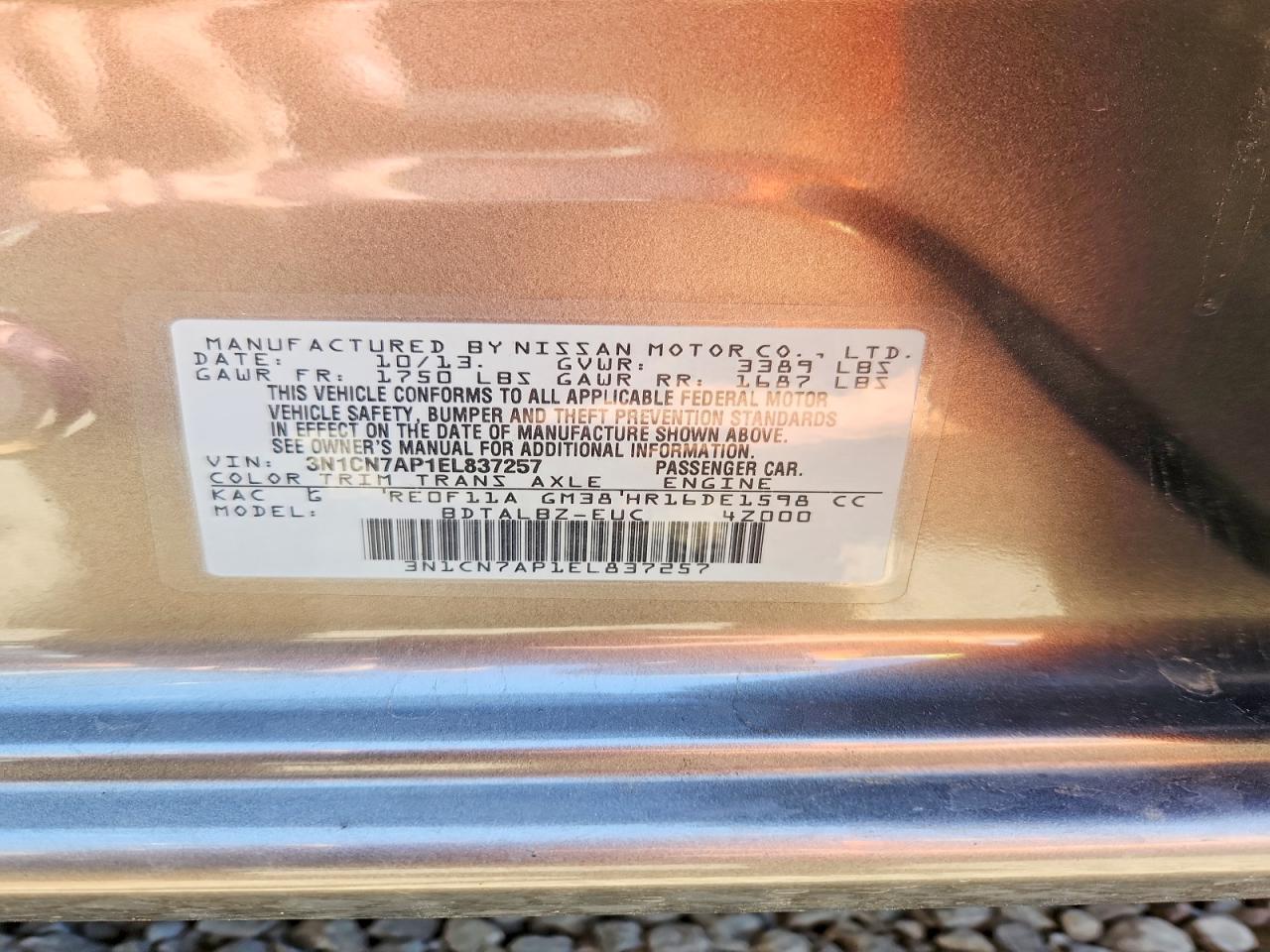 Nissan Versa 1.6 Sv