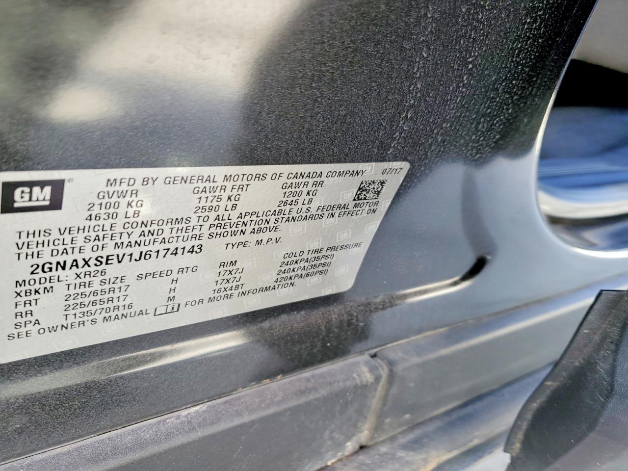 Chevrolet Equinox Lt