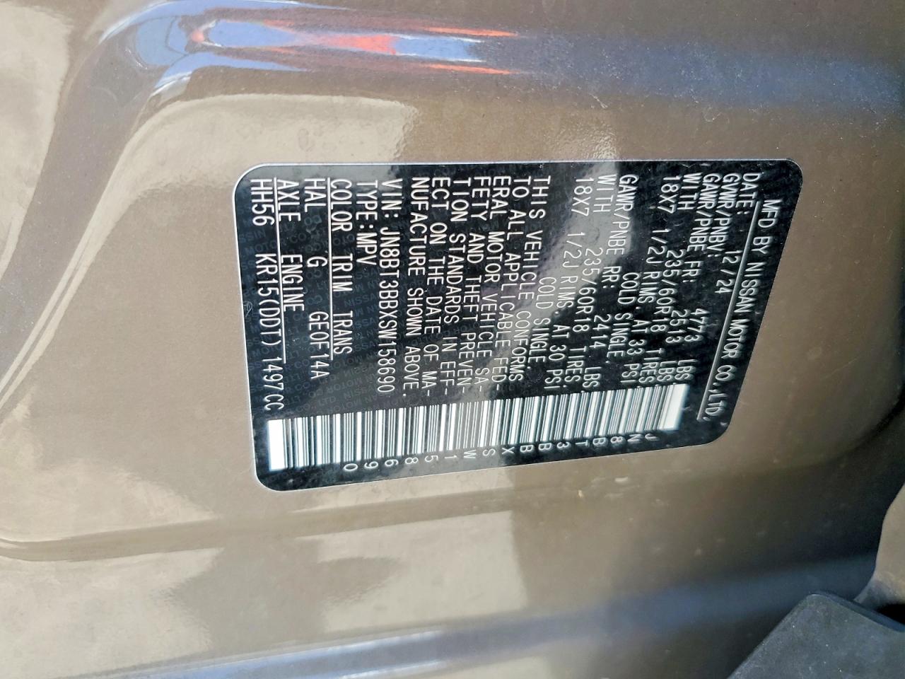 Nissan Rogue Sv