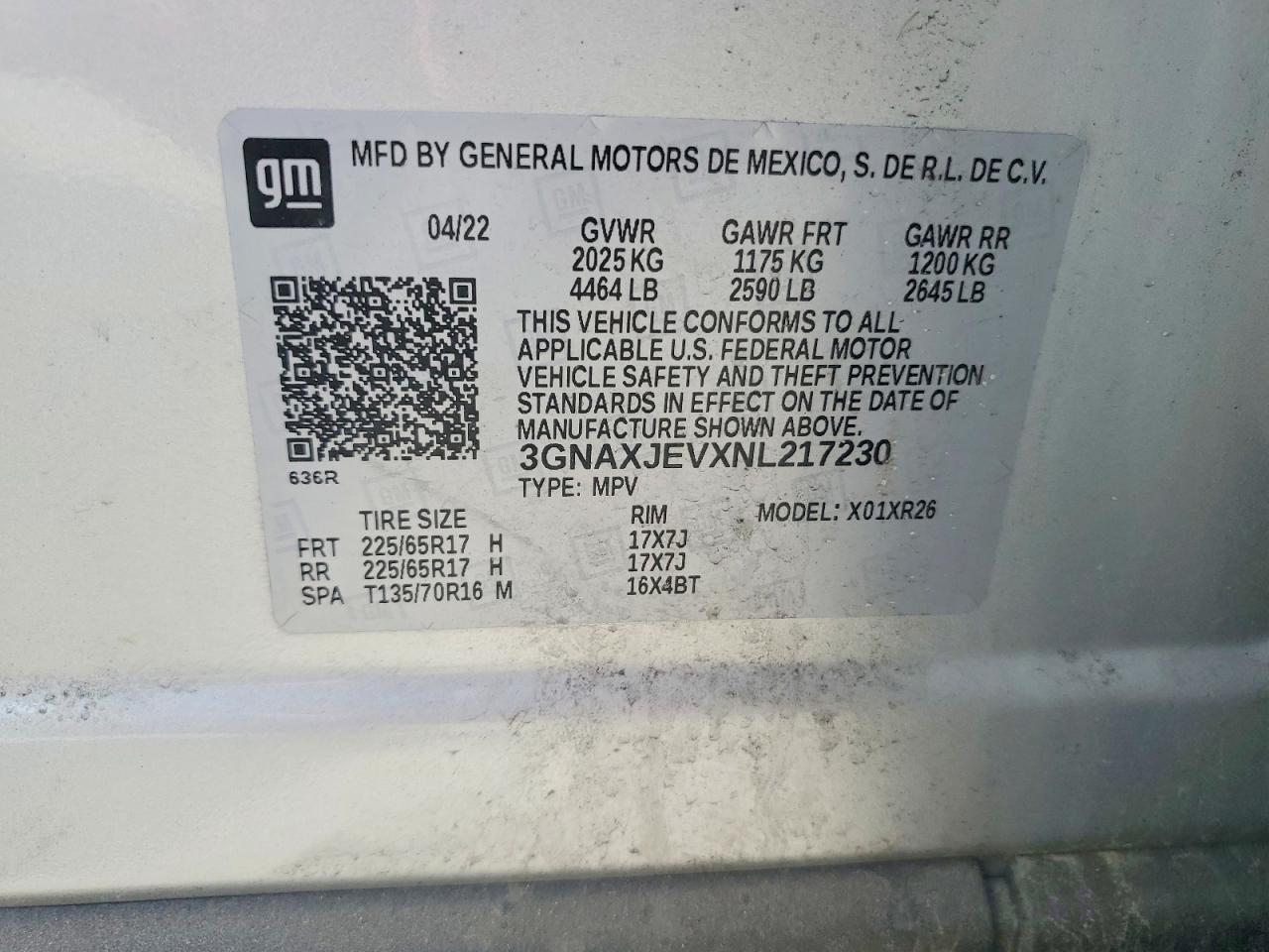 Chevrolet Equinox Lt