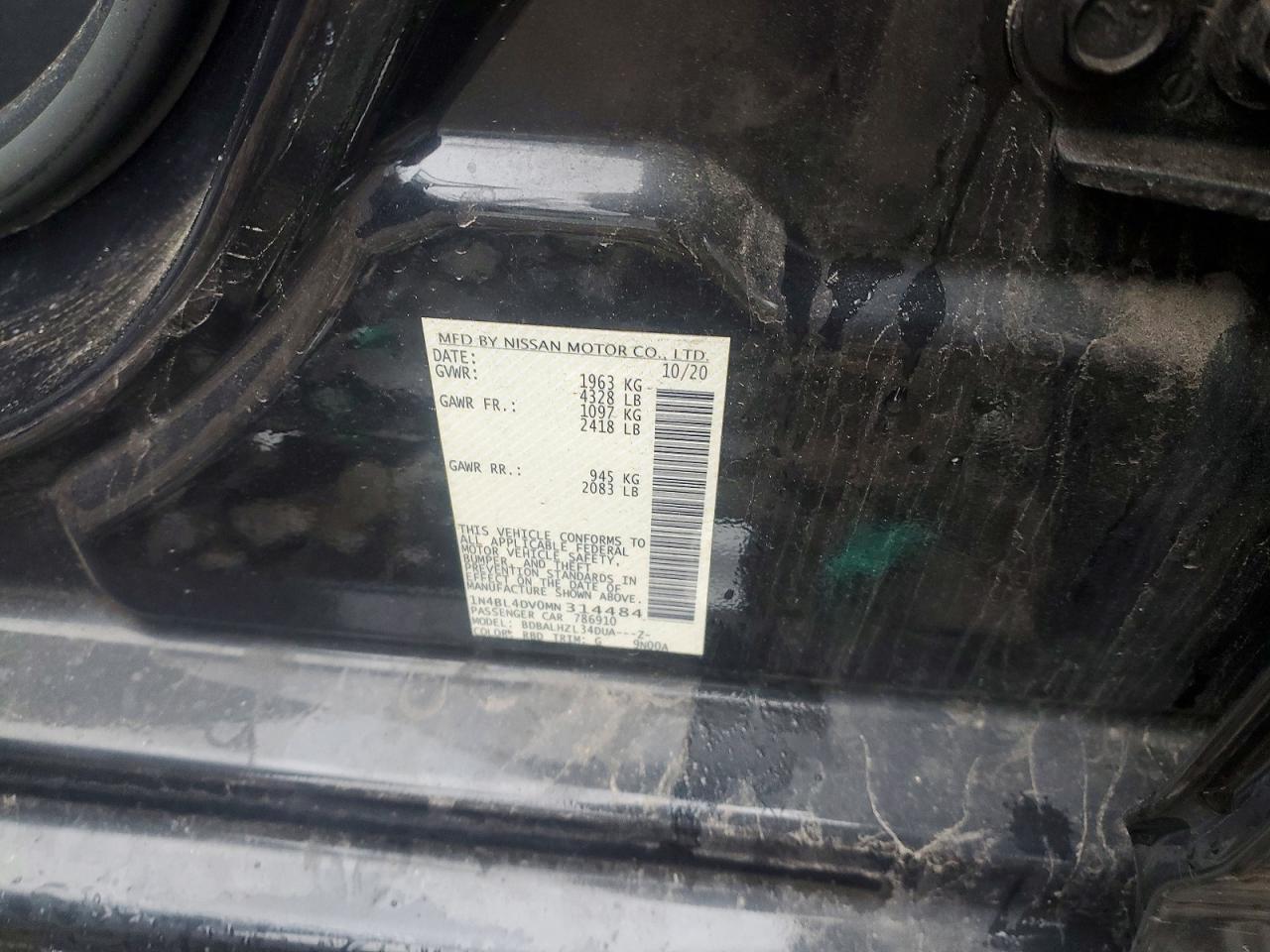 Nissan Altima 2.5 Sv