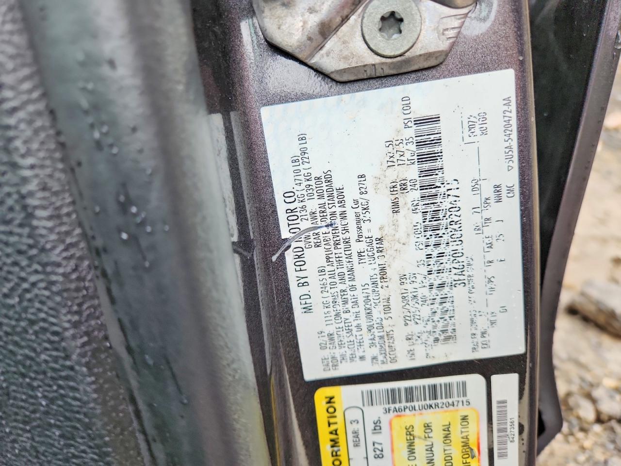 Ford Fusion Se