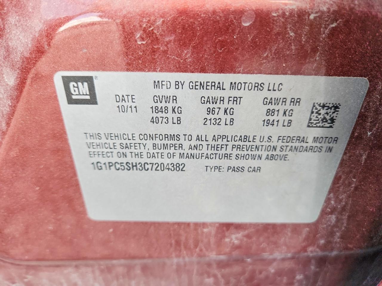 Chevrolet Cruze Ls